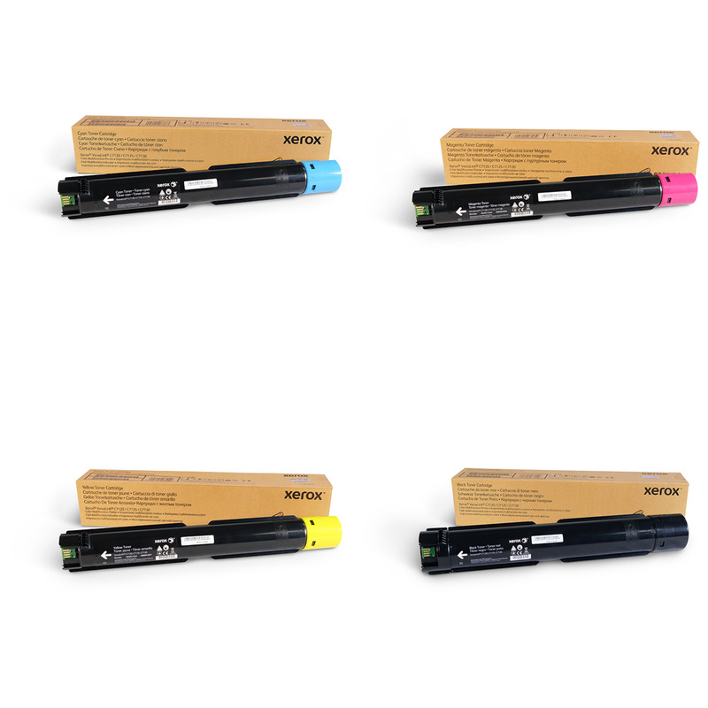 Xerox Multicolor Versalink C7130 Printer Toner Cartridges (4 Pack) -006R01824 Multipack Original