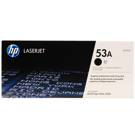 Hp Black Laserjet 53A Original Toner Cartridge With Smart Printing Technology (Q7553a)