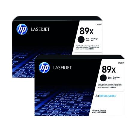 Hp Multicolor Laserjet Enterprise M507dn Printer Toner Cartridges (2 Pack) -Cf289x Multipack Original