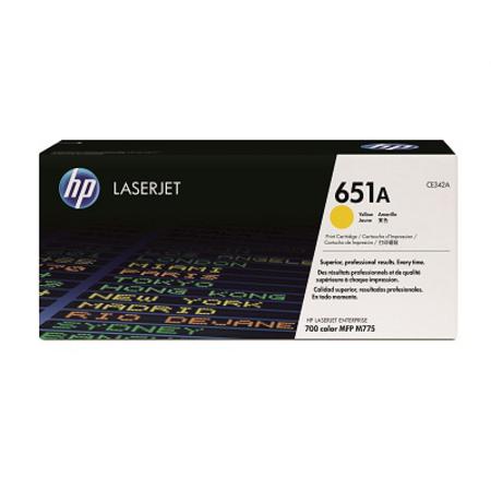 Hp Yellow 651A Original Toner Cartridge (Ce342a)