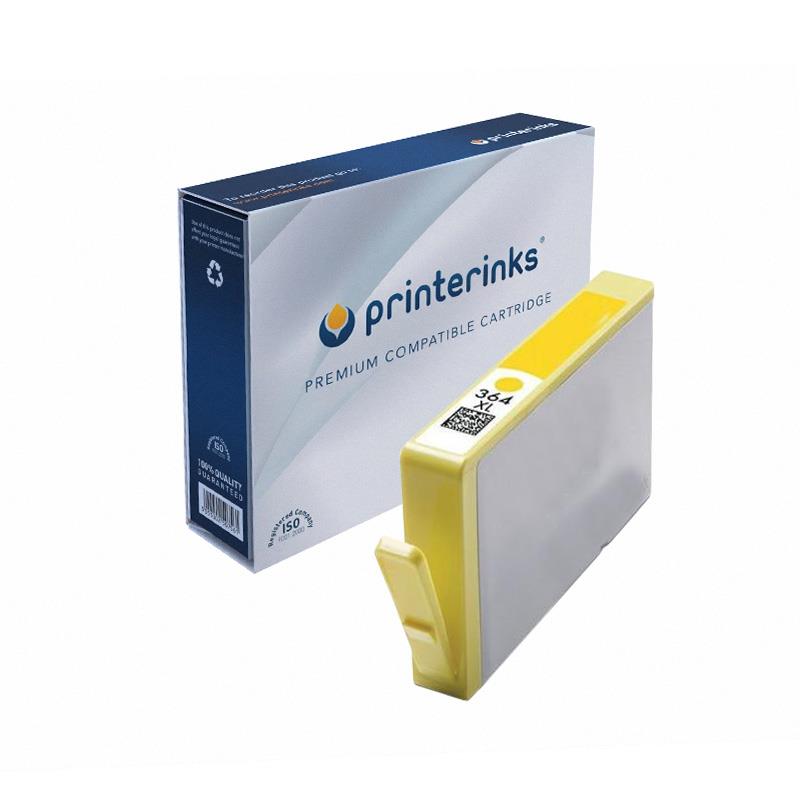 compatible yellow hp 364xl high capacity ink cartridge replaces hp cb325ee