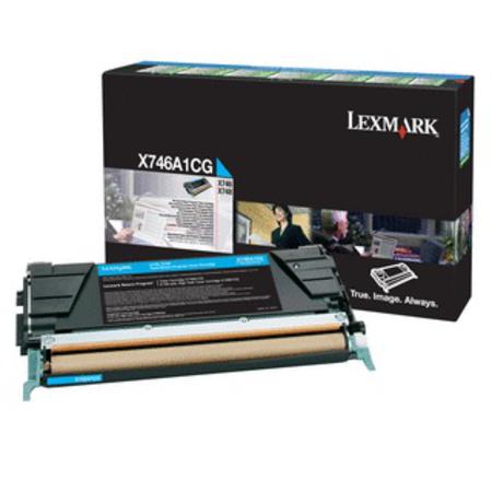 Lexmark Cyan X746a1cg Original Return Program Toner Cartridge