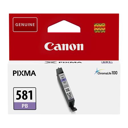 Canon Blue Cli-581Pb Photo Original Standard Capacity Ink Cartridge