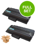 Printerinks Multicolor Compatible Xerox 109R00748 Black Toner Cartridges (2 Pack) Twin Pack