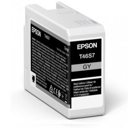 Epson T46S7 Grey Pro10 Ink Cartridge 25ml - C13T46S700 EPT46S700 - Image 12