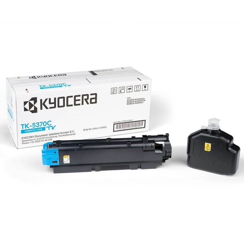 Kyocera Cyan Tk-5370C Toner Cartridge Original
