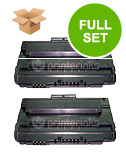 Printerinks Multicolor Compatible Xerox 013R00606 Black Toner Cartridges (2 Pack) Twin Pack