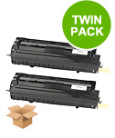 compatible twin pack panasonic ug-3204 black toner cartridges 2 pack