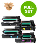 Printerinks Multicolor Compatible Konica Minolta Magicolor 5430 Printer Toner Cartridges (4 Pack) -171-0582-001 Multipack