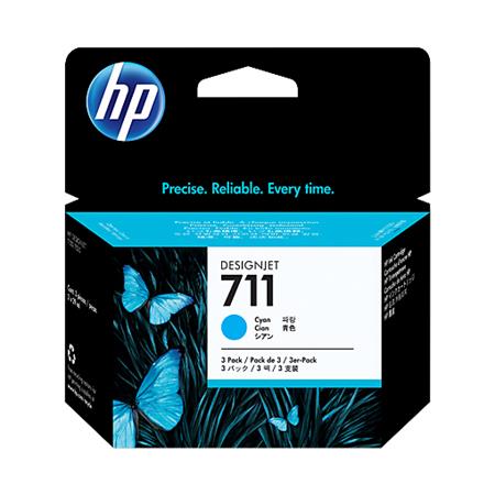 Hp Cyan 711 Original 3 Ink Multipack (Cz134a)