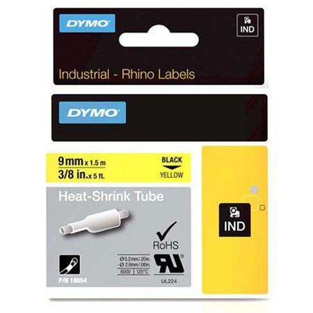 Dymo Black/Yellow 18054 (S0718290) Original Label Tape (9Mm X1.5m) On