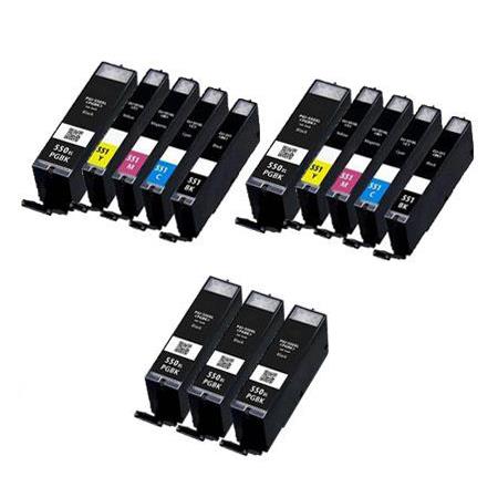 Compatible Multipack Canon Pixma MG7150 All-in-One Printer Ink Cartridges (13 Pack) -6431B001