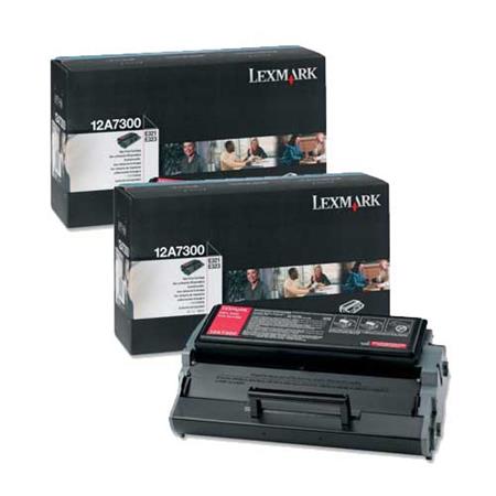 original multipack lexmark e321 printer toner cartridges 2 pack -12a7300