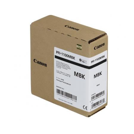 Canon Matteblack Pfi-1100Mbk Matte Black Original Ink Cartridge (160Ml)