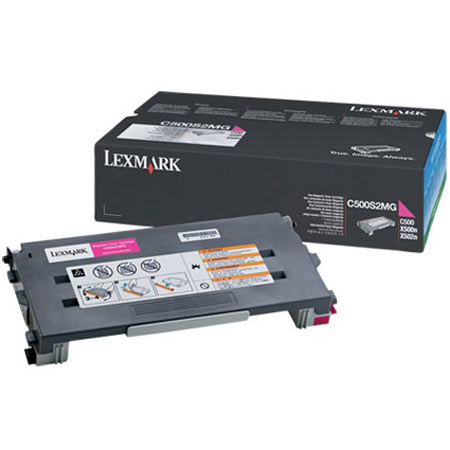 Lexmark Magenta C500s2mg Original Standard Capacity Toner Cartridge