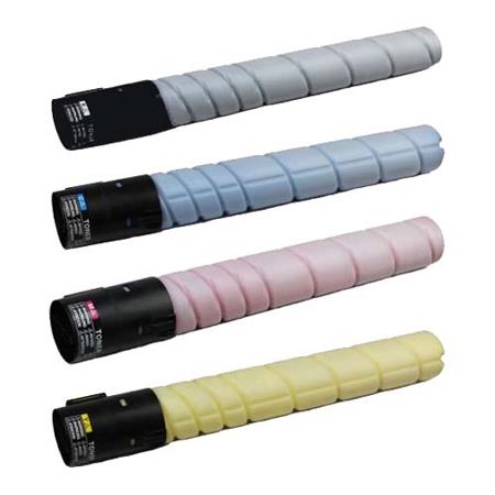 compatible multipack konica minolta bizhub c554 printer toner cartridges 4 pack -tn512k