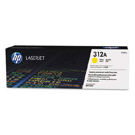 Hp Yellow 312A Original Toner Cartridge (Cf382a)