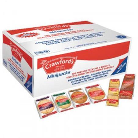Crawfords Mini Pack Biscuit (100 x Pack 3)