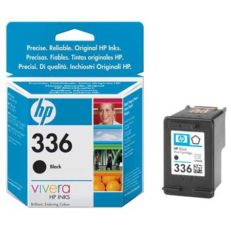 Hp Black 336 Original Inkjet Print Cartridge With Vivera Ink