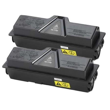 Printerinks Multicolor Compatible Kyocera Ecosys M2535dn Printer Toner Cartridges (2 Pack) -Tk-1140 Multipack