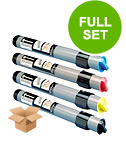 Printerinks Multicolor Compatible Epson Aculaser C8500ps Printer Toner Cartridges (4 Pack) -C13s050038 Multipack