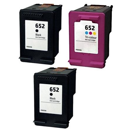 compatible multipack hp deskjet ink advantage 3788 printer ink cartridges 3 pack -f6v25ae