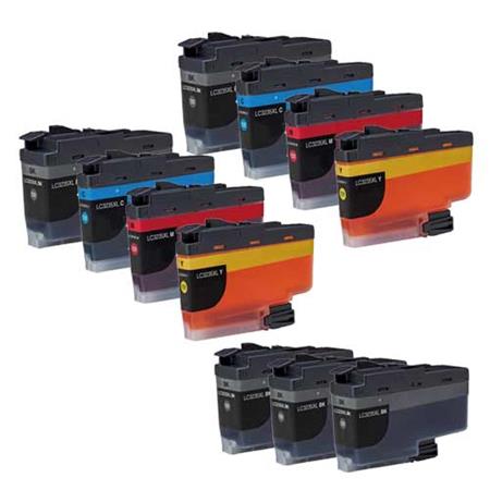 Printerinks Multicolor Compatible Brother Dcp-J1100dw Printer Ink Cartridges (14 Pack) -Lc3235xlbk Multipack