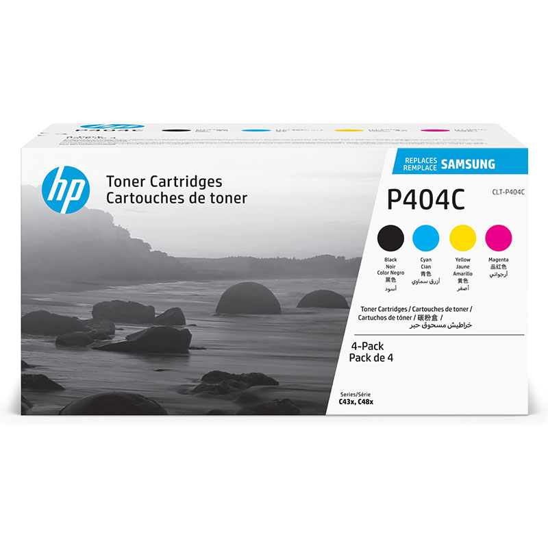Samsung Multi Colour Clt-P404c Original Standard Capacity Multipack Toner Cartridge