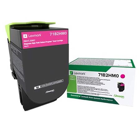 Lexmark Magenta 71B2hm0 Original High Capacity Return Program Toner Cartridge