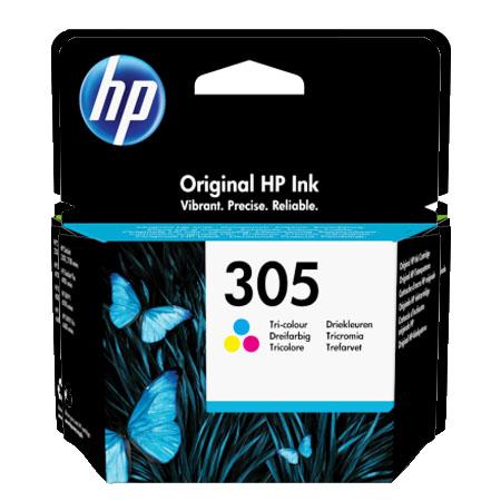 Image of HP 305 Original Tri-colour Ink Cartridge