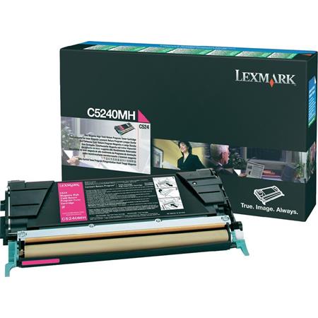 Lexmark Magenta C5240mh Original High Capacity Return Program Toner Cartridge