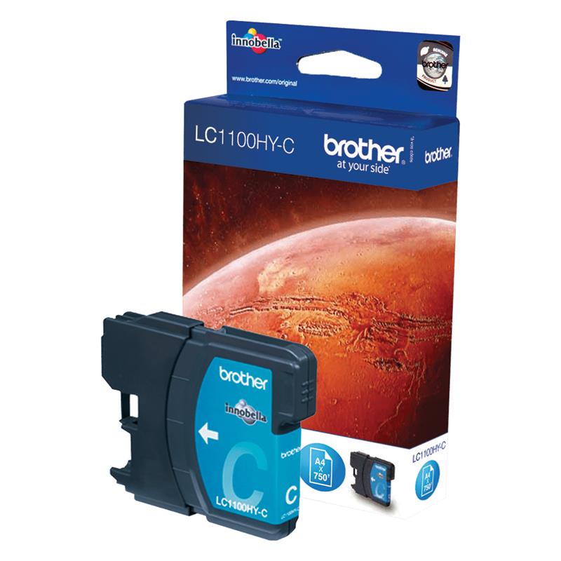 Brother Cyan Lc1100hyc High Capacity Original Print Cartridge