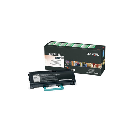 lexmark e360h11e original black high capacity laser toner return programme cartridge