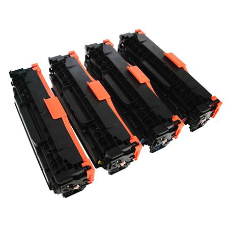 Printerinks Multicolor Compatible Hp Colour Laserjet Enterprise M750dn Printer Toner Cartridges (4 Pack) -Ce270a Multipack