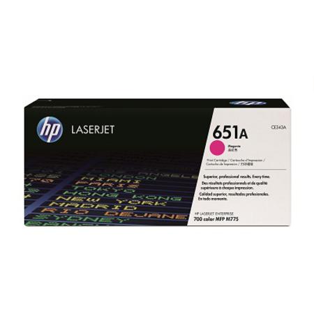 Hp Magenta 651A Original Toner Cartridge (Ce343a)