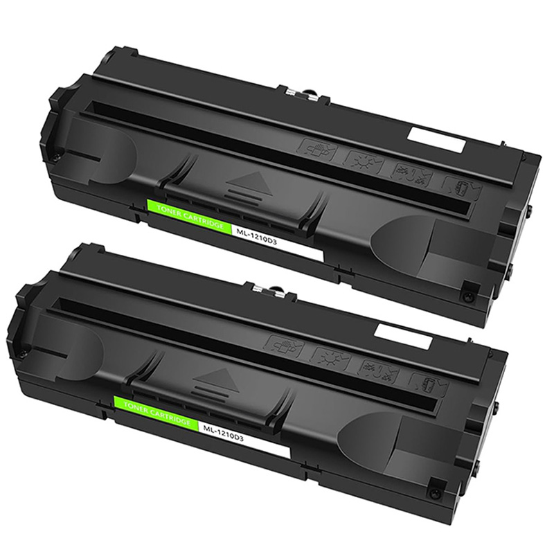 Printerinks Multicolor Compatible Samsung Ml-1210 Printer Toner Cartridges (2 Pack) -Ml-1210D3 Multipack