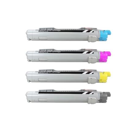 Printerinks Multicolor Compatible Epson Aculaser C4200dnpc6 Printer Toner Cartridges (4 Pack) -C13s050245 Multipack
