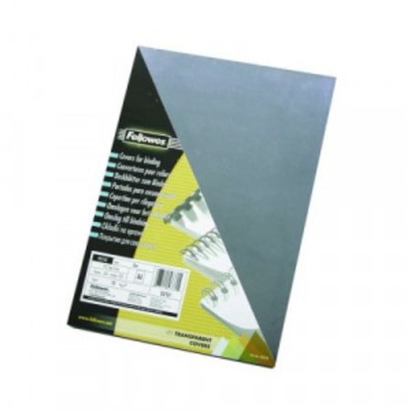 Fellowes PVC Cover A4 150 Microns Clear 5376001 (PK100)