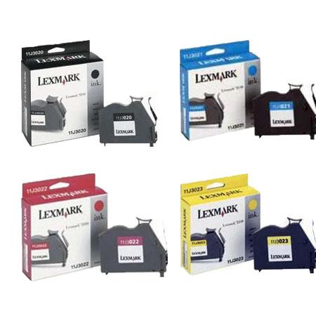 Lexmark Multicolor 11J3020/23 Full Set Original Inks (4 Pack)