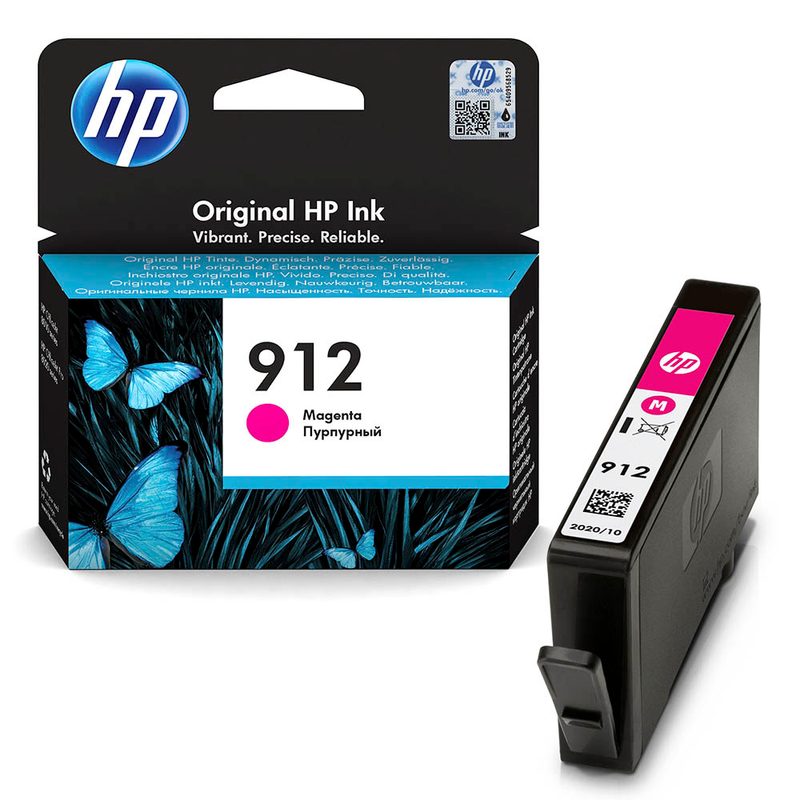 Hp Magenta 912 Original Standard Capacity Ink Cartridge (3Yl78ae))