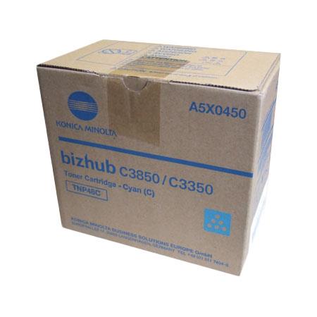 Konica Minolta Cyan Tnp-48C Original Toner Cartridge (A5x0450)