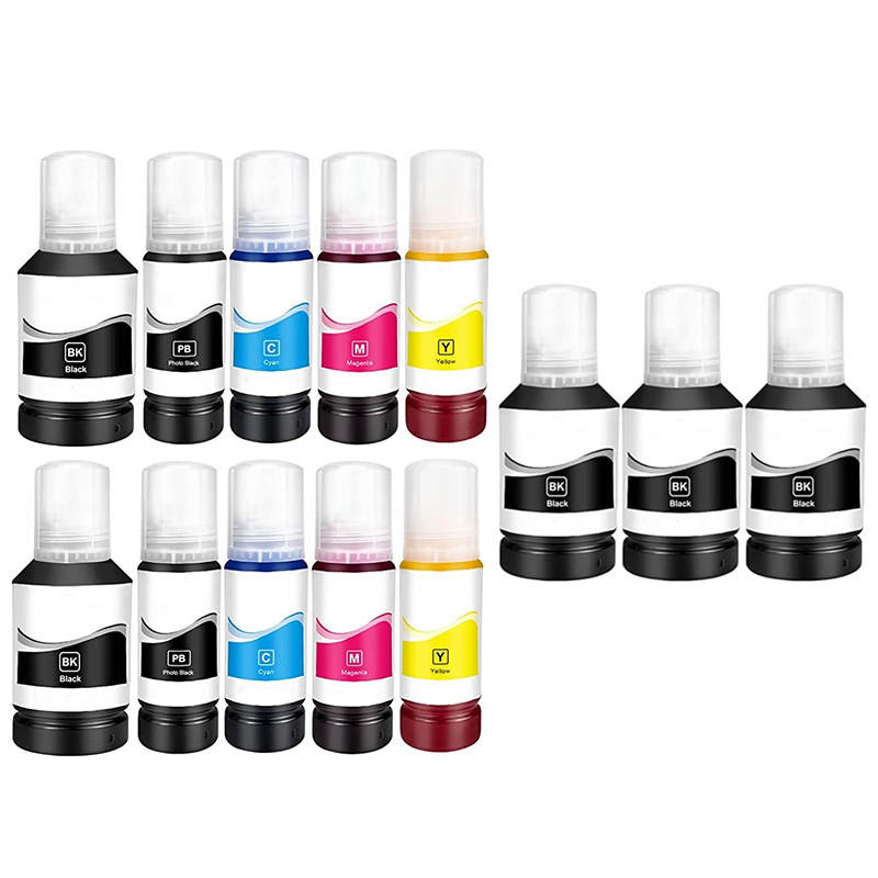 Printerinks Multicolor Compatible Epson Ecotank Et-7750 Printer Ink Cartridges (13 Pack) -C13t00q140 Multipack