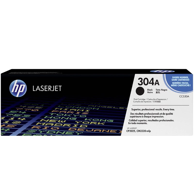 Hp Black 304A Original Toner Cartridge (Cc530a)