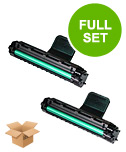 Printerinks Multicolor Compatible Xerox 106R01159 Black Toner Cartridges (2 Pack) Twin Pack