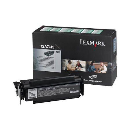 lexmark 12a7415 original black toner cartridge