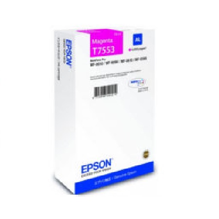epson t7553 t755340 magenta original high capacity ink cartridge