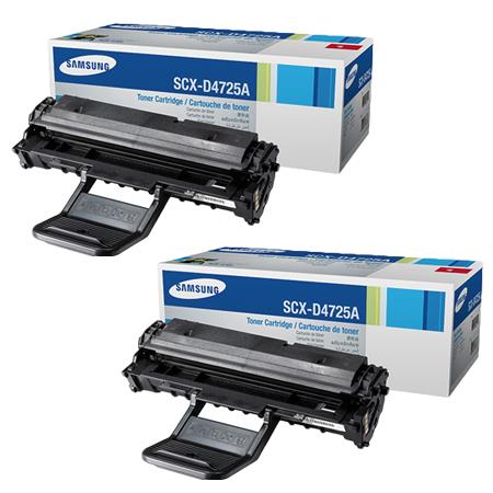 original multipack samsung scx-4725f printer toner cartridges 2 pack -scx-d4725a