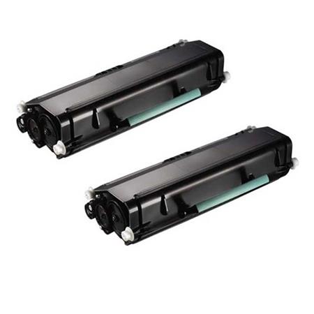 Printerinks Multicolor Compatible Lexmark X203a21g Black Toner Cartridges (2 Pack) Twin Pack