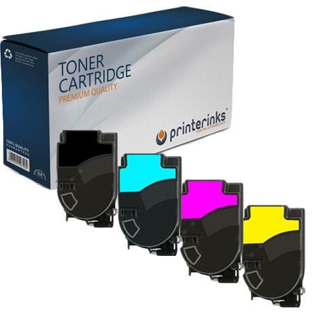 Printerinks Multicolor Compatible Konica Minolta Bizhub C351 Printer Toner Cartridges (4 Pack) -Tn310k Multipack