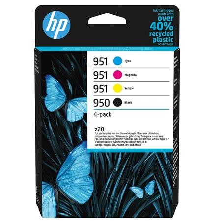 Hp Multi Colour 950/951 Black And Colour Original Standard Capacity Ink Cartridge Multipack (6Zc65ae)